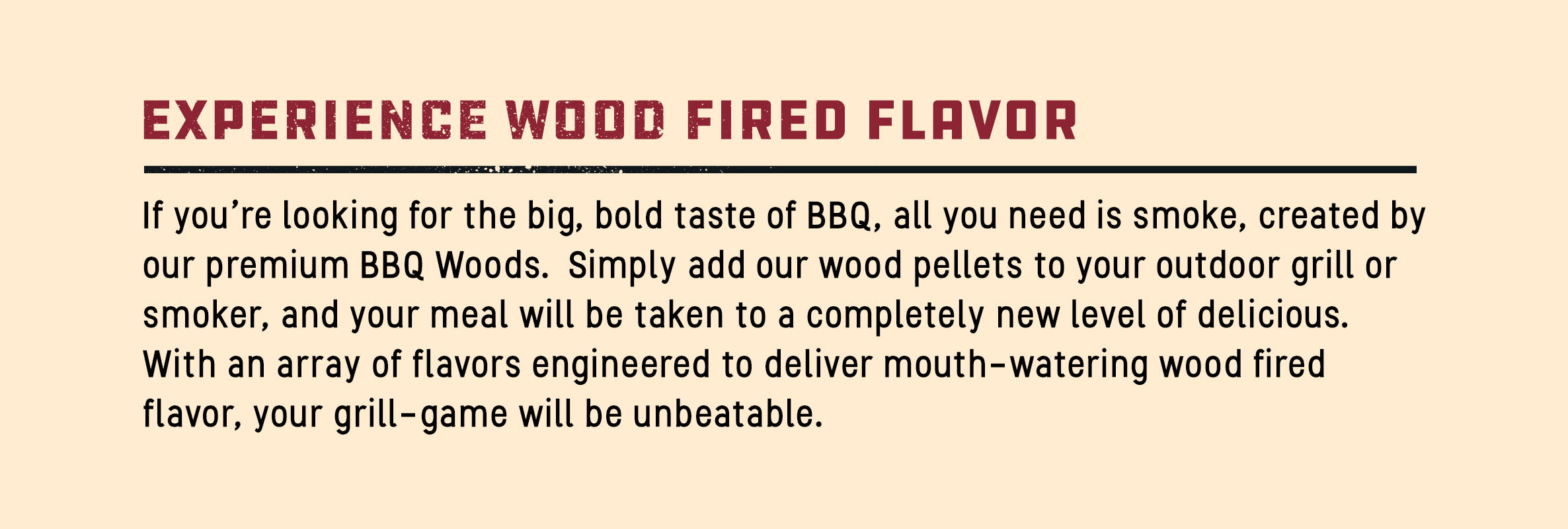 Wood Fired Flavor