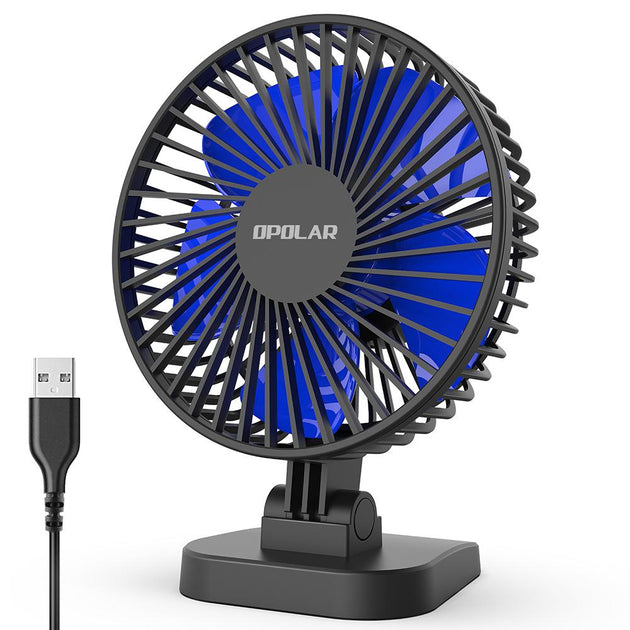 Bed OCOOPA Desk Fan 4 Speeds Strong Table top Silent Cooling Auto Oscillating 6.5 Inch Quiet Battery Fan Office Brown 4000 mAh Usb Rechargeable Battery Operated for Home 
