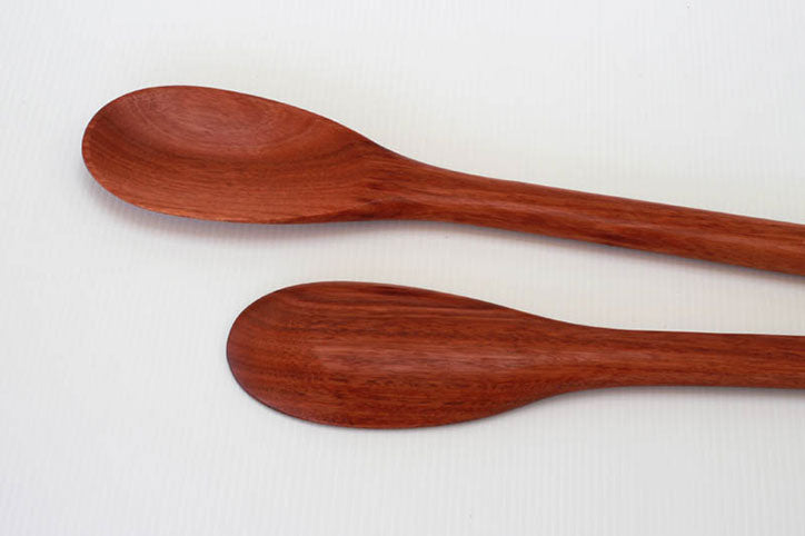 Wooden Spoons Up Close