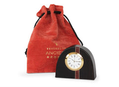Photo of compact desk clock with pouch