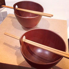 Photo of Fine Turned Rosewood Bowls