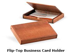 Flip-Top Business Card Holder