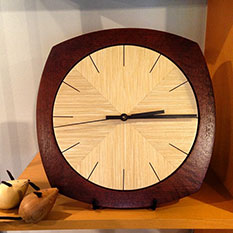 Photo of Jarrah and Ash Wall Clock