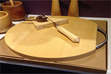 Photo of Huon Pine Cheese Knife and Cheese Rest with Mouse