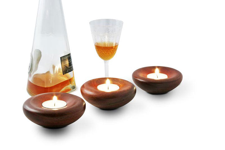 Jarrah Tea Light Candle Holder