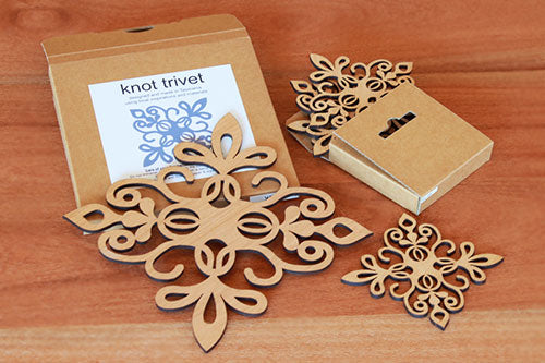 Knot Trivet and Matching Coasters