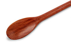 Red Hardwood Kitchen Spoon