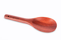 Red Hardwood Rice Spoon