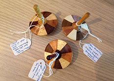 Photo of Mixed Timber Wooden Spinning Top