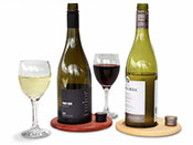 Wine Bottle Coaster, Huon Pine or Tasmanian Myrtle