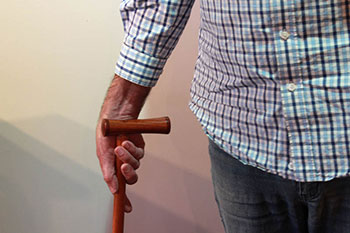 Photo of Redgum T-bar Walking Stick handle