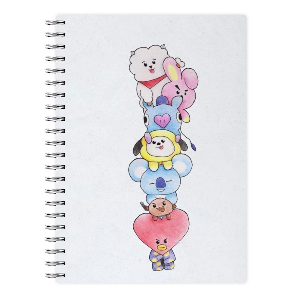 BTS BT21 Drawing Notebook - Fun Cases