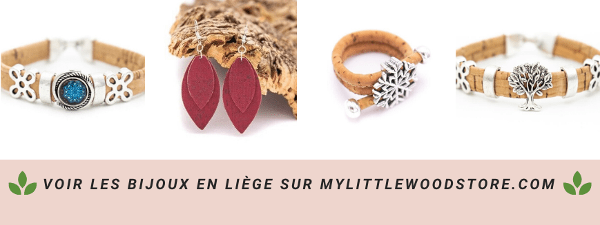 collection bijoux en liège