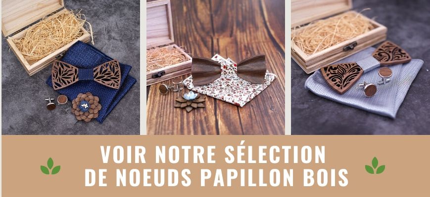 collection noeud papillon bois