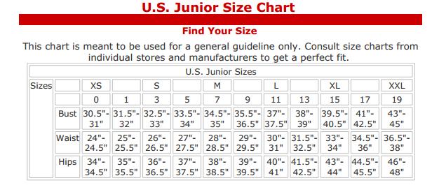 Aeropostale Mens Size Chart