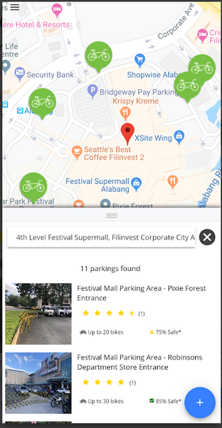 Bisikleta Spaces Metro Manila Bike Parking Map App