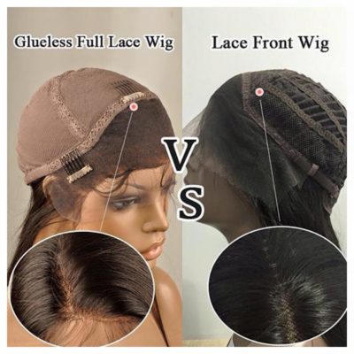 What is the Difference Between a Lace Front Wig and Glueless Full Lace Wig?