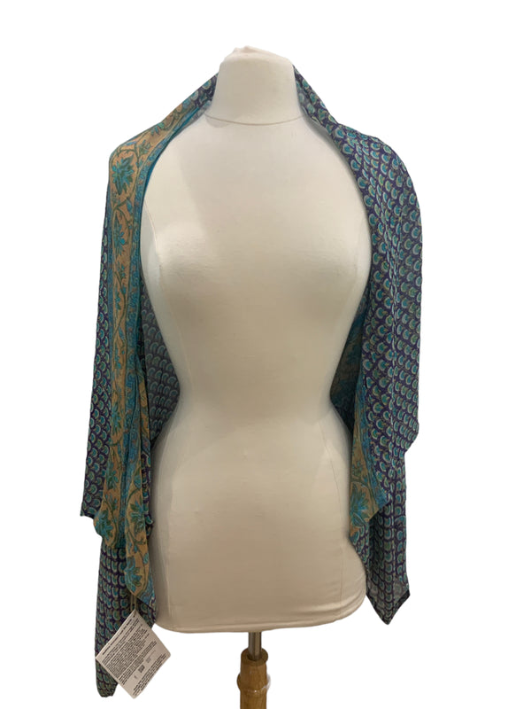 Betty Parsons Sheer Pure Silk Shrug