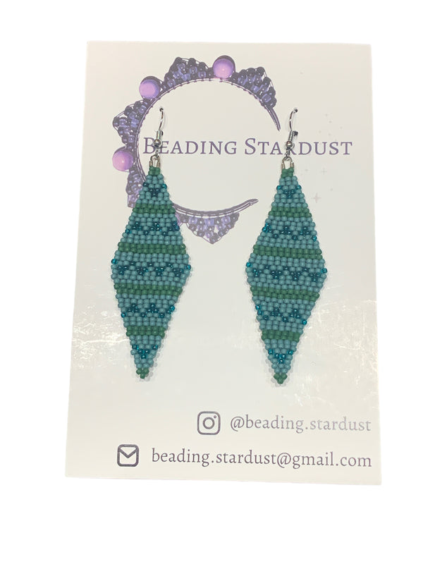 Sea Winds Beaded Earrings