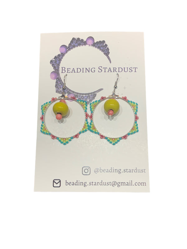 Starburst Hoop Earrings