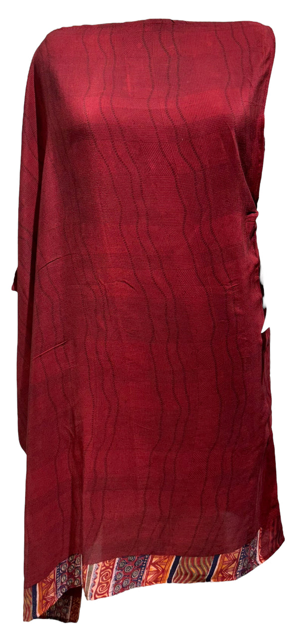PRC3485 Iran Darroudi Pure Silk One Shoulder Dress