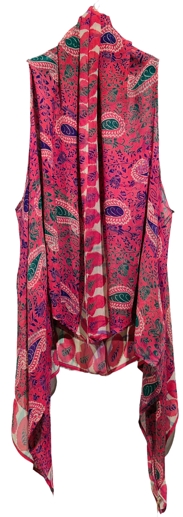 PRG3310 Jane Boyd Sheer Pure Silk Versatile Vest