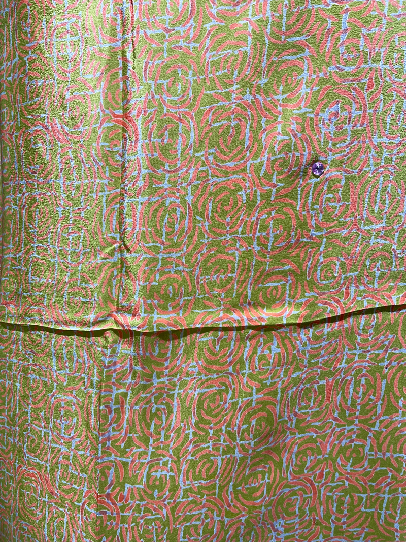 PRC2980 Pure Silk Shrug - chiangmaicctv slow fashion bryn walker sorry not sorry linen Hamilton sustainable fashion gifts sari not sari Hamilton Fair trade  Ethical  Artisan made  Zero waste  Up-cycled Slow Fashion  Handmade  GTA Toronto Copper Pure Upcycled vintage silk handmade recycled recycle copper pure silk travel clothing hamilton vacation cruisewear resortwear bathing suit bathingsuit vacation etsy silk clothing gifts gift dress top pants linen bryn walker alive intentions kaarigar elephants