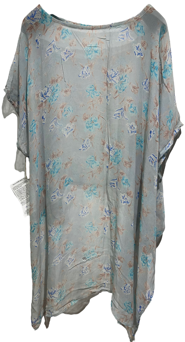 PRG2188 Booted Eagle Sheer Pure Silk Hi Lo Top