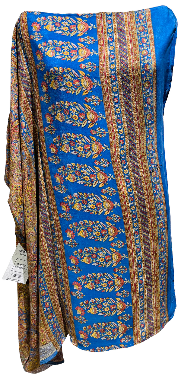 PRC1838 Abyssinian Crimsonwing Pure Silk One Shoulder Dress