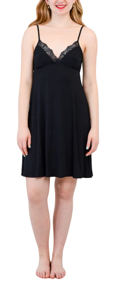 Black Bamboo Mina Slip Dress