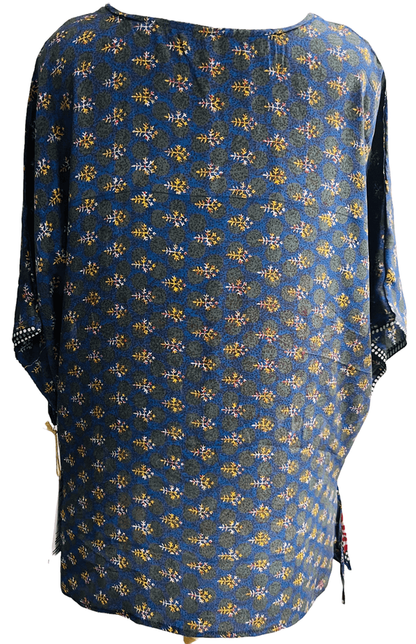 Irwin Pure Silk Long Tunic with Side Ties