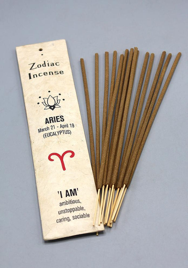 Zodiac Incense 12 Scent Collection (includes incense burner)