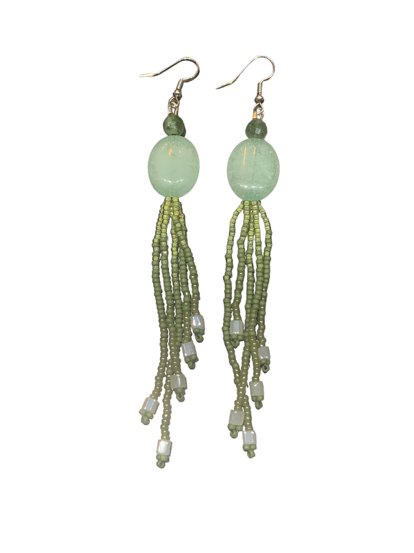 Moss Mini Shoulder Duster Earrings