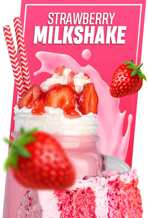 PURE ISO ZERO Strawberry Milkshake