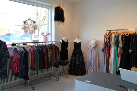 Vintage kjoler fra min butik i Aarhus