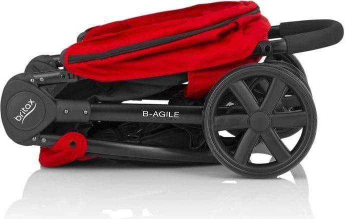 britax b agile double red