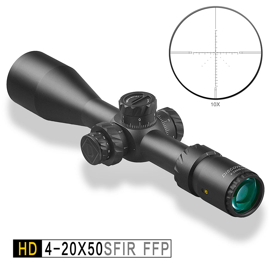 DISCOVERY FFP 4-20X50SFIR Shock Proof Zero Lock Illuminated Hunting Rifle Scope