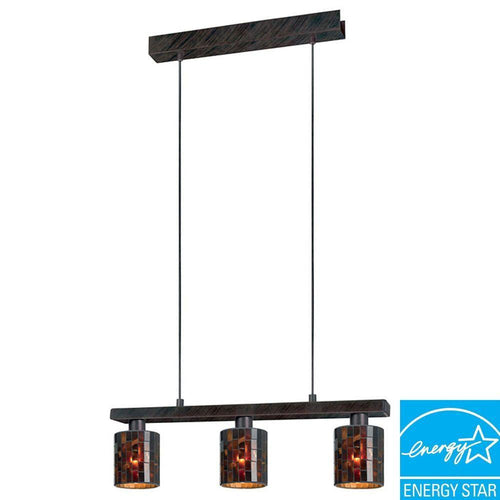 Eglo USA Troya 3-Light Ceiling Island Fixture-OB