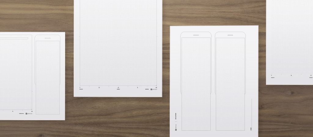 Free printable dot grid pages download for wireframing and UX 