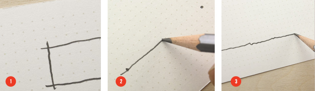 Drawing straight line tips