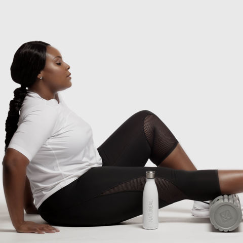 Black woman home workout exercise sarcoidosis natureal 
