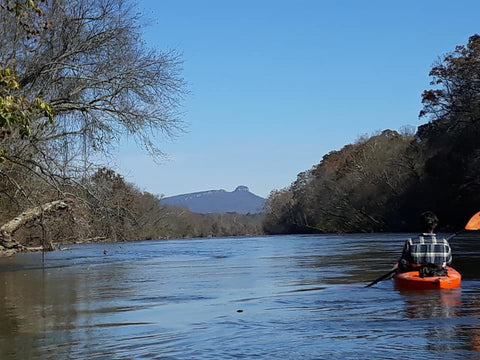 pilot mountain from the yadkin