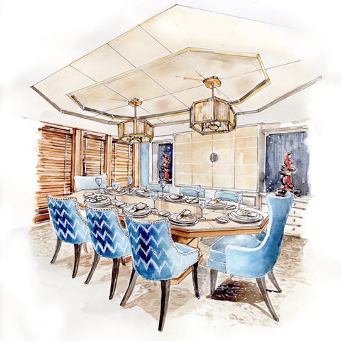 M Y Perfect Persuasion Dining Room Interior Design Render