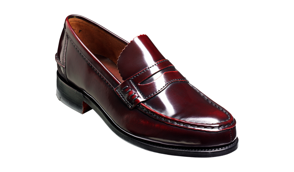 burgundy loafer shoes