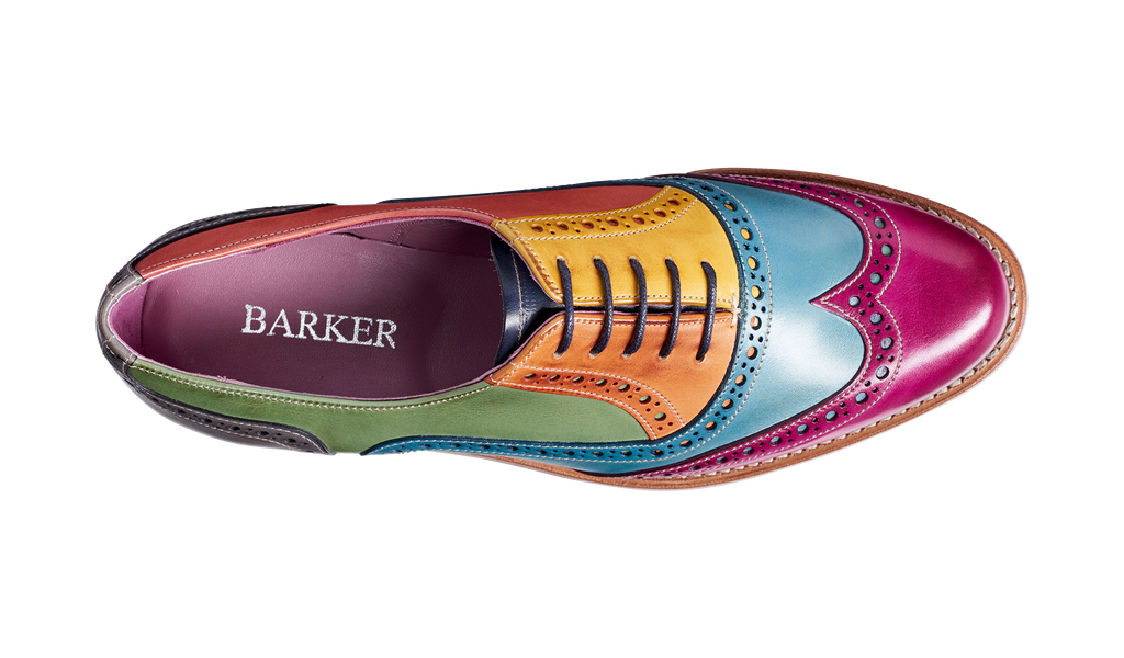 barker multi coloured shoes