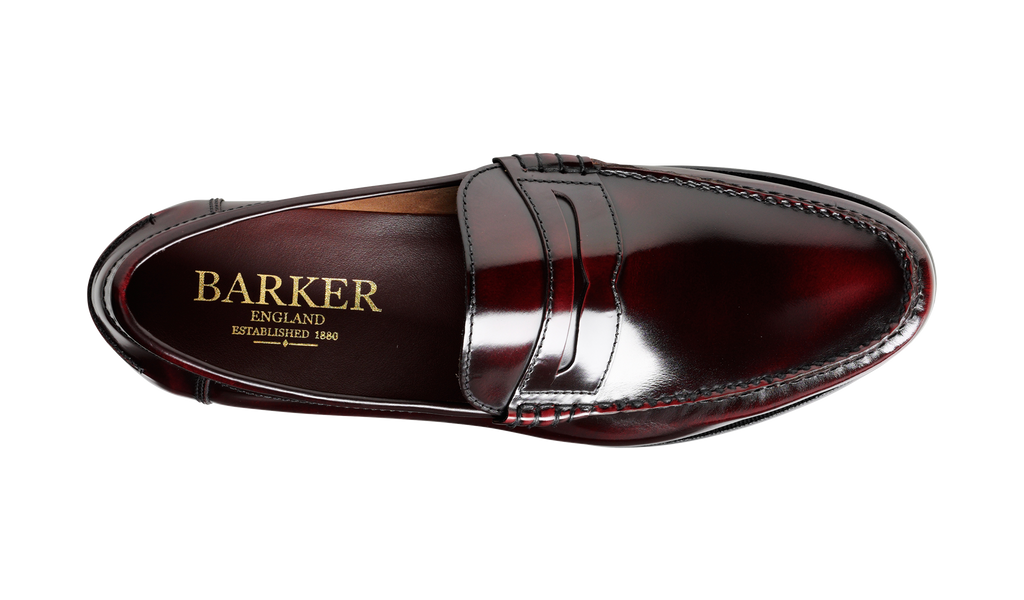 barker burgundy shoes