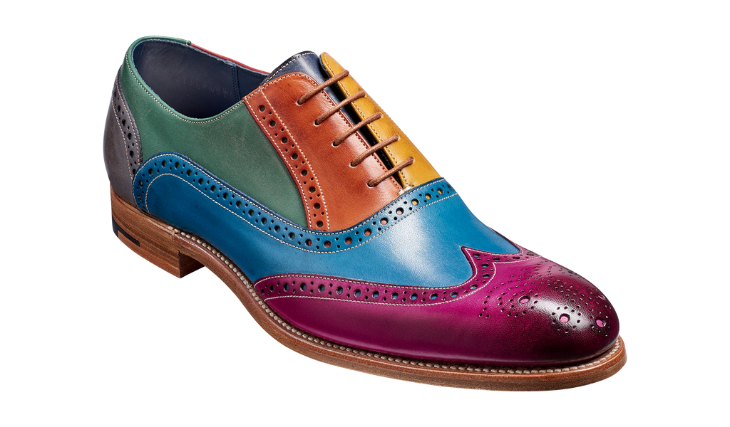 barkers multi coloured brogues