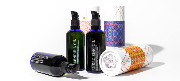andaluz skincare product packaging design oils spanish cosmetics