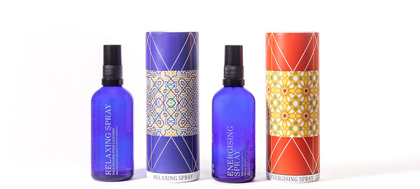 andaluz skincare packaging design relaxing spray energerising spray