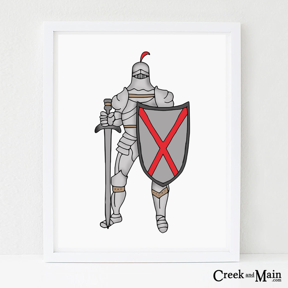 knight drawings for kids